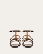 ROCKSTUD FLAT CALFSKIN SANDAL WITH STRAPS - Image 5